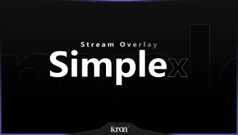 Simplex stream overlay artwork by Kron