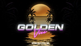 Golden Vice stream overlay artwork by Stream Pulse
